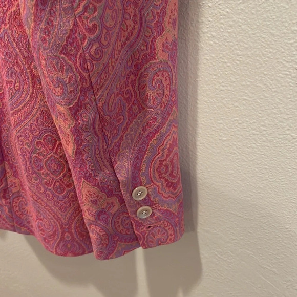 Carlisle Collection women's Paisley suit Pink size 2 - Picture 6 of 13
